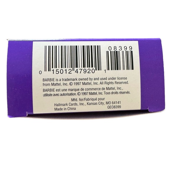 Hallmark Keepsake Ornament Barbie Lunchbox 40th Anniversary Edition 1999 NIB VTG - Picture 2 of 5